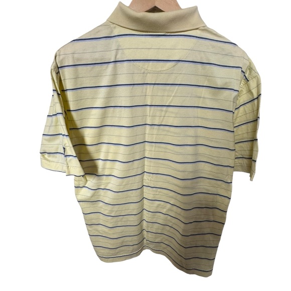 Nike Golf Mickey Mouse yellow striped polo size L‎ - Picture 3 of 10